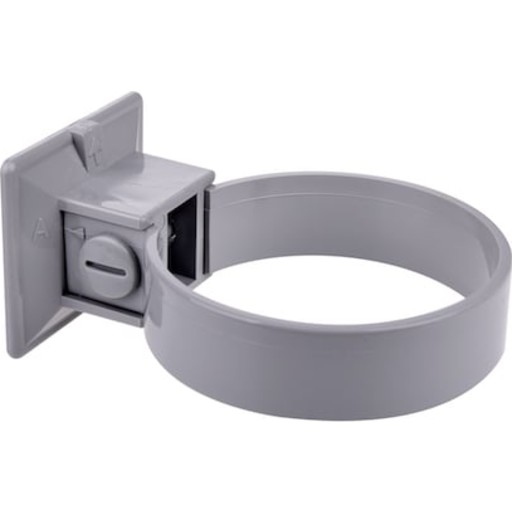 Plastmo plastrørhold.Grå 90 - 2 stk. pr. pakke