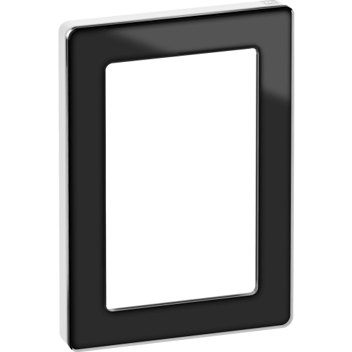 10 stk LK Fuga Pure designramme 1,5 modul, sort/hvid billede