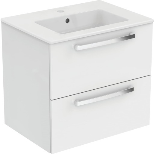 Ideal Standard Eurohvid møbelpakke, 61x45 cm, hvid højglans