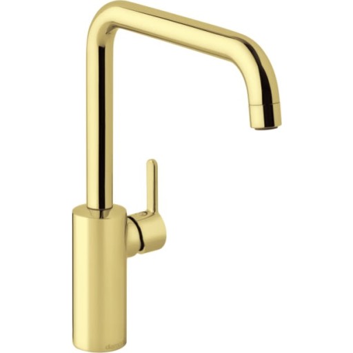 Damixa Silhouet köksblandare, polerad mässing