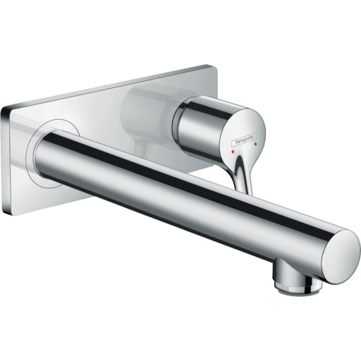 hansgrohe Talis S 2-H Håndvaskarmatur t/væg 225mm hansgrohe Talis S 2-H Håndvaskarmatur t/væg 225mm tud krom