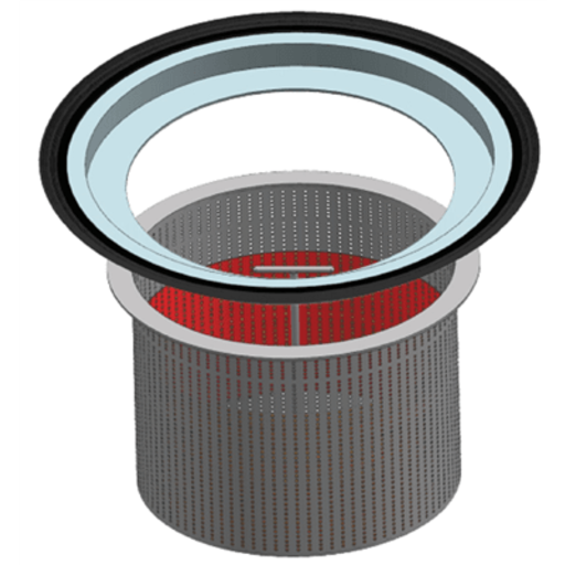 Ulefos 425 Mm Granulatfangersæt Med Holder Og Filterbeholder