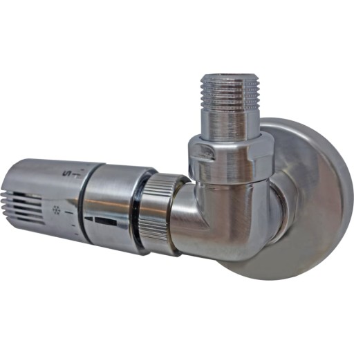 Kriss Corner ventilsæt, højre, børstet krom billede