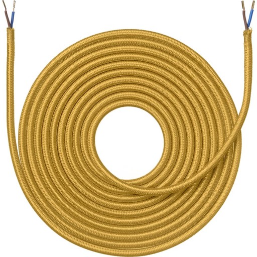 Nielsen stoffledning 2x0,75 mm², 4 meter, karry Lamper &amp; el > Kabel &amp; ledning