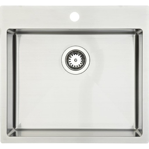 Lavabo Kubus 540 Soft diskb&auml;nk, 54x50 cm, rostfritt st&aring;l