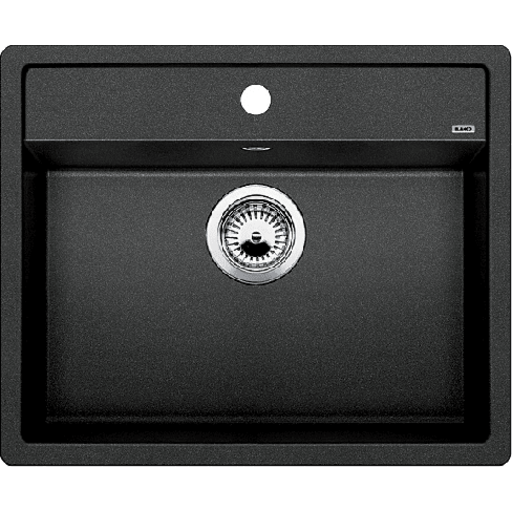 Blanco Dalago 6 UX Køkkenvask 61,5x51 cm Antracit, Silgranit, Nedfældning, Stor Kumme billede