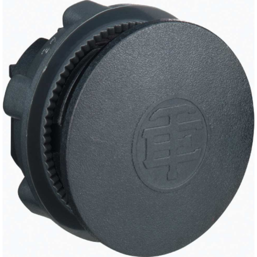 Billede af Schneider Harmony blindprop til Ø22 mm, sort, plast, 10 stk