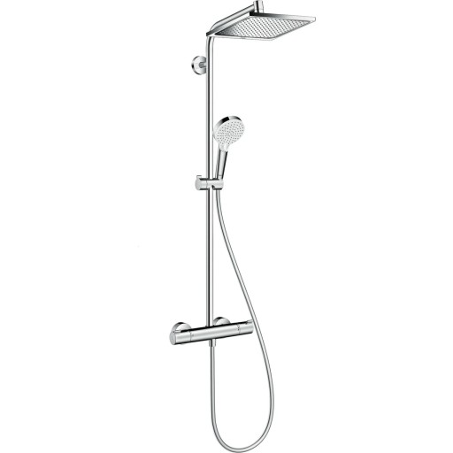 Hansgrohe Crometta E 240 brusesæt, vandbesparende, krom billede
