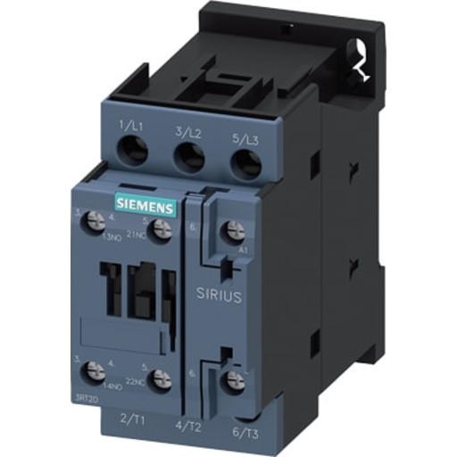Billede af Kontaktor 38A 18,5KW 3P+1NO+1NC 230V AC skrue 3RT2028-1AP00