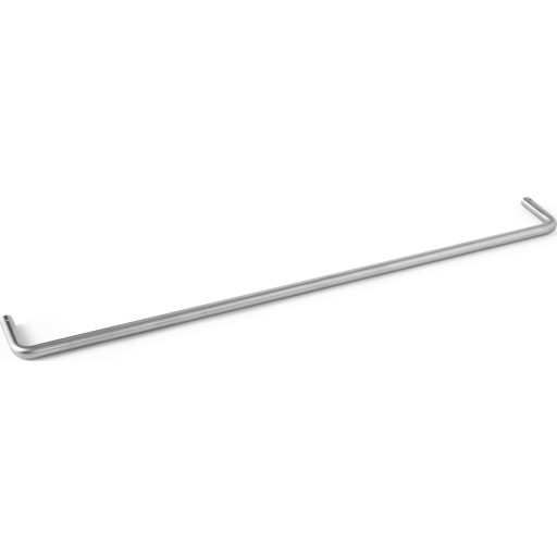D line håndklædestang, 65 cm, poleret rustfrit stål