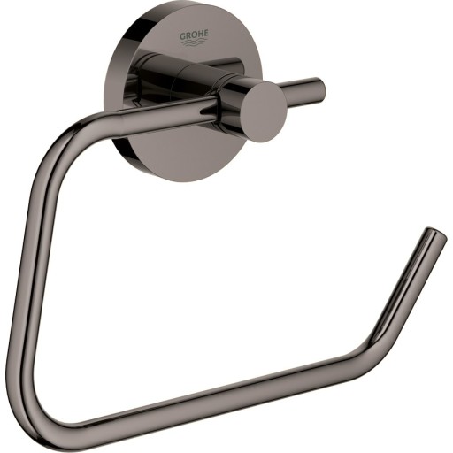 Grohe Essentials metal toiletpapirholder uden låg - Poleret Hard Graphite
