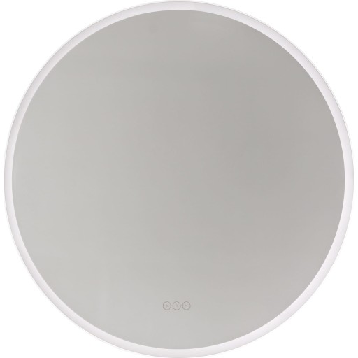 Loevschall Johannesburg Multiwhite spejl med LED belysning og touchpanel Ø60 cm billede