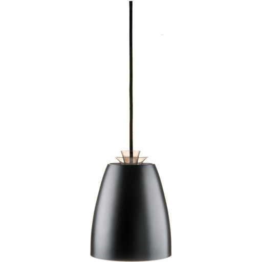 SG Bell pendel, sort/hvid, Ø16 cm billede