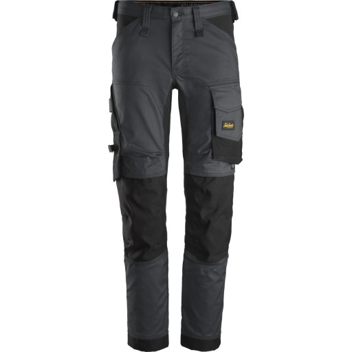 Snickers AllroundWork stretch bukser koksgrå/sort 6341 - koksgrå/sort / 48 - Bukser - Bukser - EN 14404