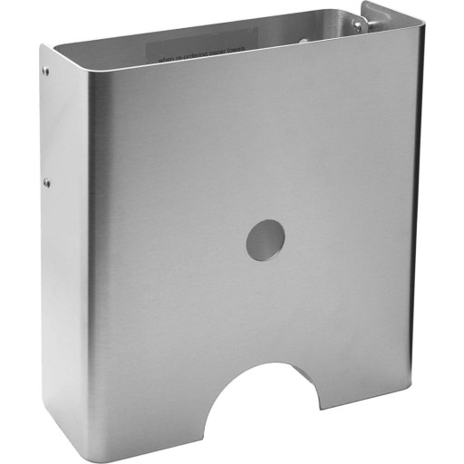 d line papirdispenser, vægmonteret, udv. 285x300x113mm