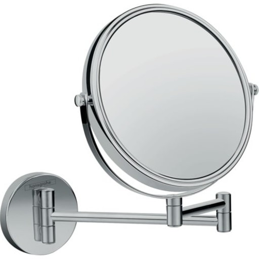Hansgrohe Logis makeup spejl, Ø18 cm, krom
