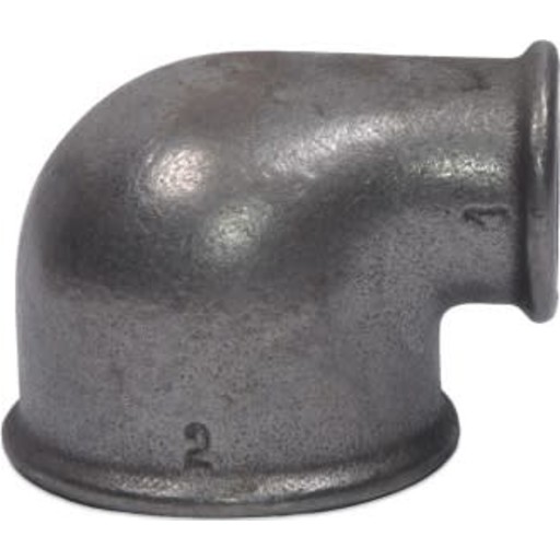 Georg Fischer vinkel 90 ° sort reduceret 2-1.1/2´´ muffe-muffe