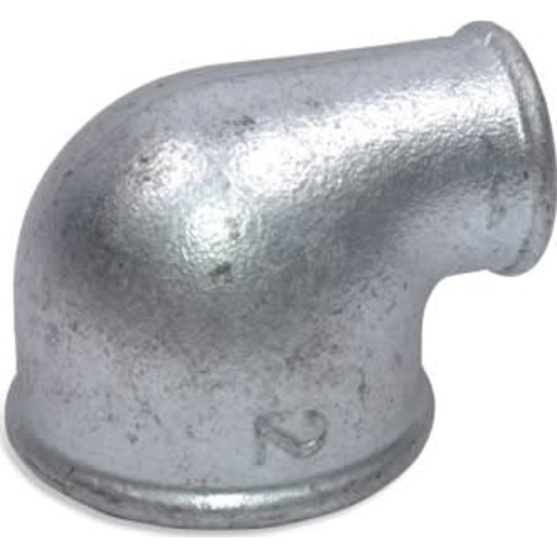 Georg Fischer vinkel 90 ° galvaniseret reduceret 1-3/4'' muffe-muffe