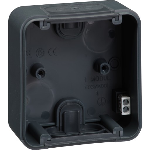 OPUS 74, Underlag, 1 modul, antracitgr - Lauritz Knudsen