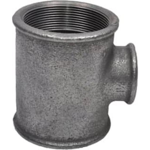 Sort tee 2 1/2" x 1" x 2 1/2