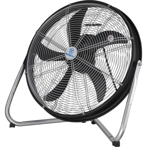 Gulvventilator Yucon II sølv/sort Ø50cm - Westighouse