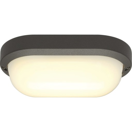 Væg-/loftlampe Terang 200, 11W 3000K, 680 lumen, antracit, IP44