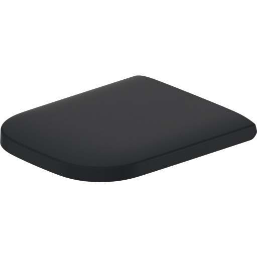 Duravit Happy D.2 toiletbræt, soft close, aftagelig, mat sort
