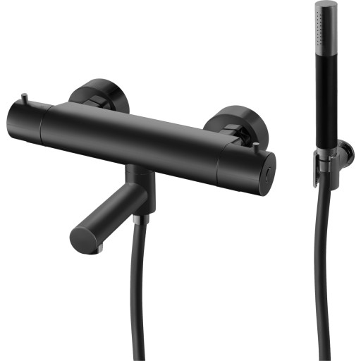 Tapwell Evo EVM026-150 badkarsblandare med duschset, matt svart