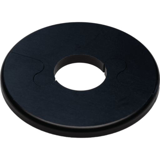 Alu Fit Rosette Ø18 Sort