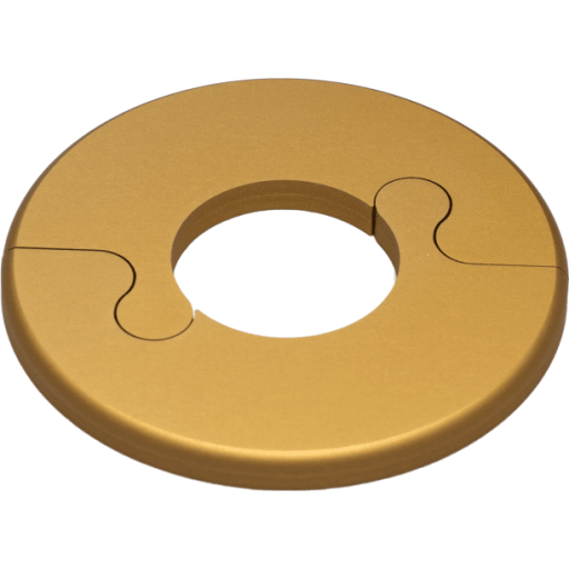 Alu Fit Rosette Ø22 Messinglook