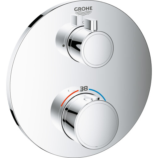 Grohe Grohtherm brusearmatur, krom billede