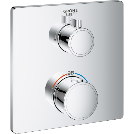 Grohe Grohtherm brusearmatur, krom billede