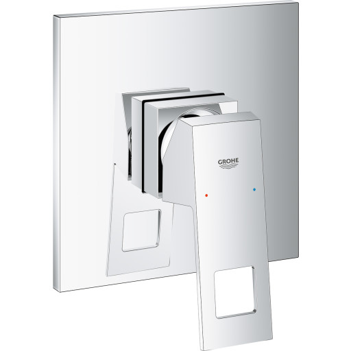 GROHE Eurocube, Brusebad, Dørgreb, Metal, Krom