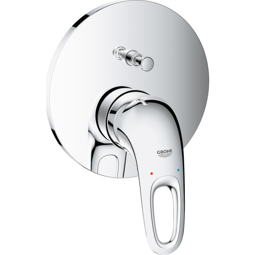 GROHE Eurostyle etgrebsbatteri ø158mm til kar/brus. Forkromet