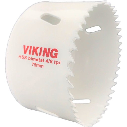 Viking hullsag, HSS, 8% kobolt, bimetall, uten holder, 75 mm Backuptype - Værktøj