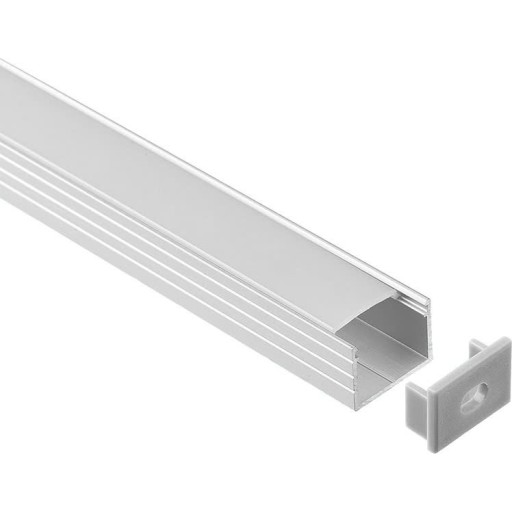 All Light aluprofil 1813, påbygning, 2 meter