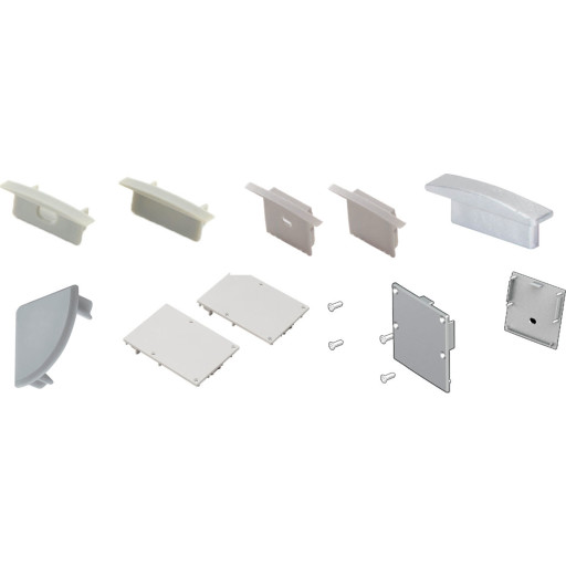 All Light endestykker til aluprofil 6, 5-pak