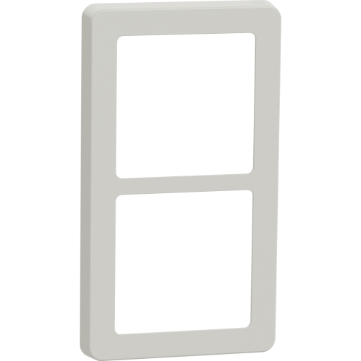 LAURITZ KNUDSEN FUGA Base 63 designramme 2x1 modul, lysegrå.