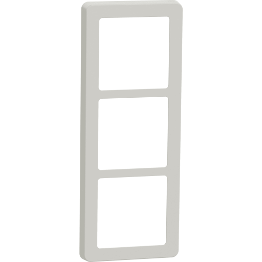 LAURITZ KNUDSEN FUGA Base 63 designramme 3x1 modul, lysegrå.