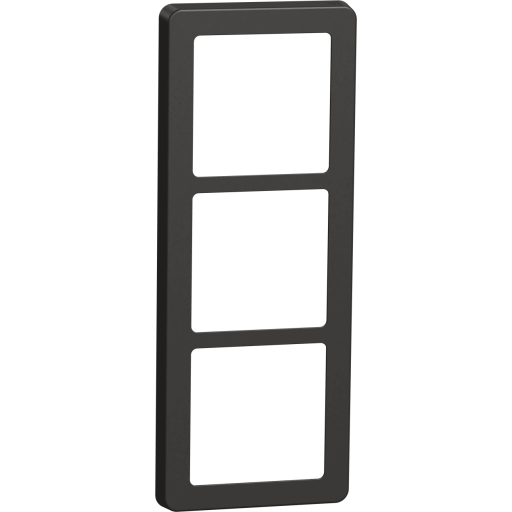 LAURITZ KNUDSEN FUGA Base 63 designramme 3x1 modul, koksgrå.