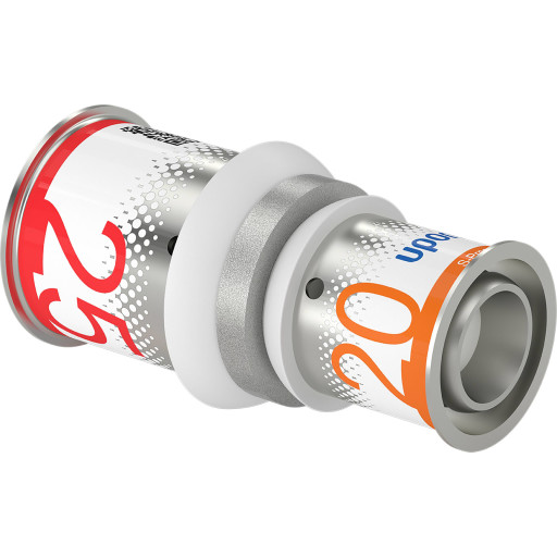 Uponor S-Press Plus reduktion med muffe, 25 x 20 mm billede