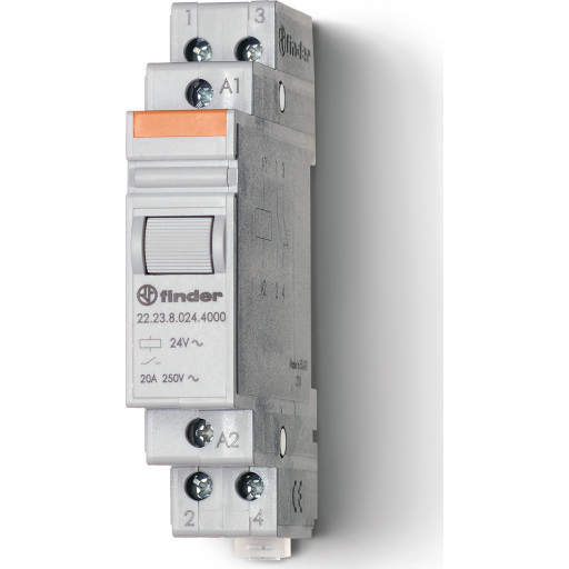 Modulkontaktor 1 make+1 break, 230V AC, 20A