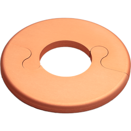 Alu Fit Rosette Ø22 Kobberlook