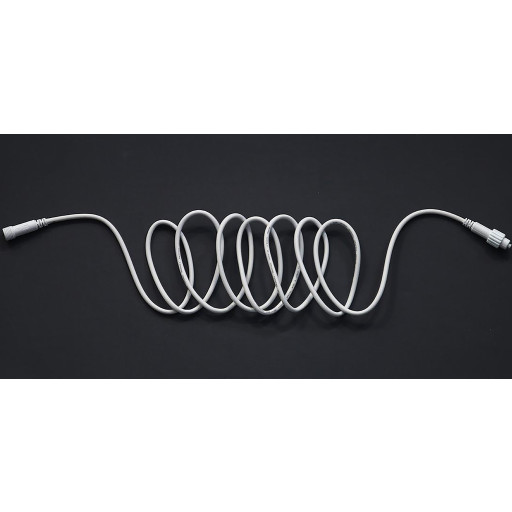 MK Quickfix forlængerkabel, 230V, 3 meter, hvid