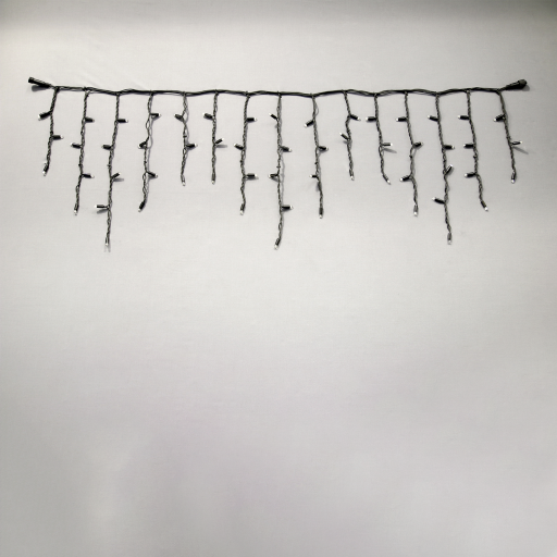 MK Ice Lite LED lyskæde, 102 varmhvid, 12 koldhvid, 230V