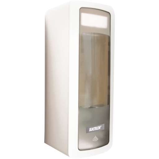 Katrin Soap Dispenser Touchfree , til sæbe og håndsprit, hvid, 0.5 ltr.