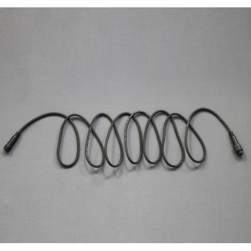 MK Quickfix forlængerkabel, 230V, 3 meter, sort