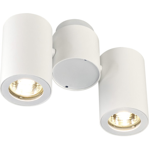 ENOLO B SPOT Dubbel Vägg- och taklampa vit 2x GU10