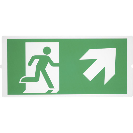 Billede af P-LIGHT nødstilfælde trappesymboler til områdebelysning grøn