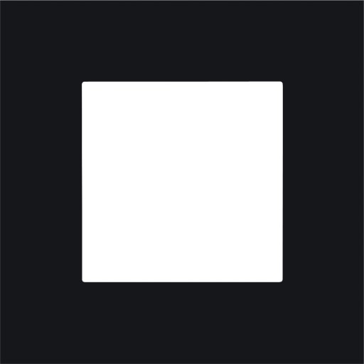 Ramme 1- modul, Niko Pure, black steel